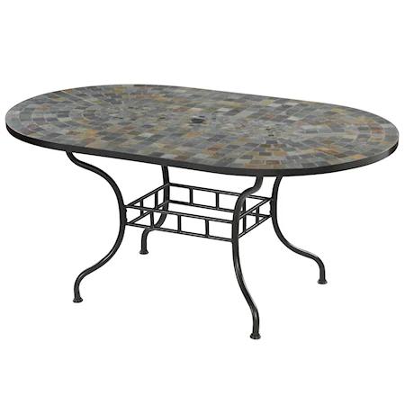 Stone Top Dining Table